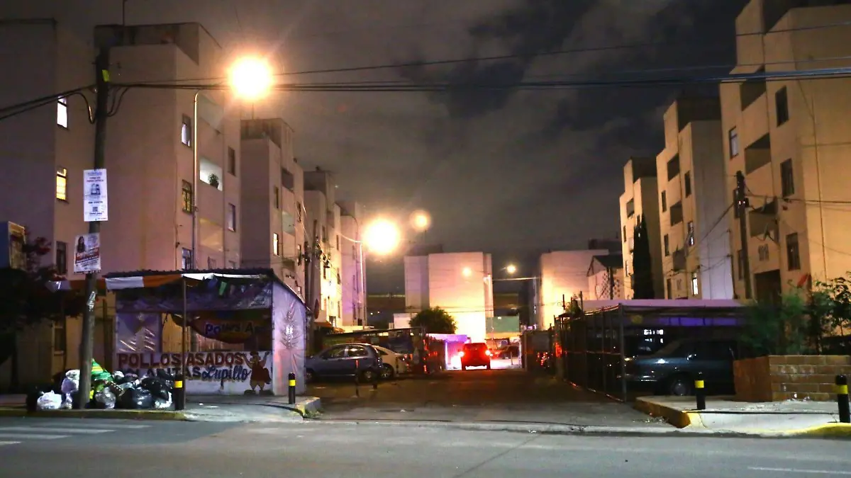 calles de Puebla de noche